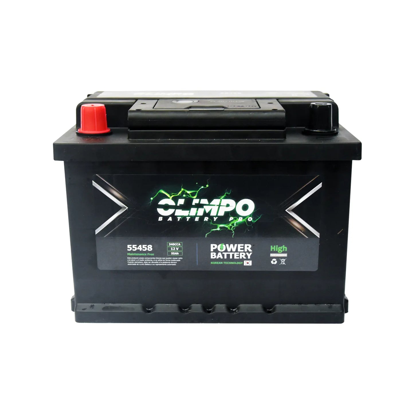 BAT. 55AH OLIMPO 55458 CCA 340 (+ -)