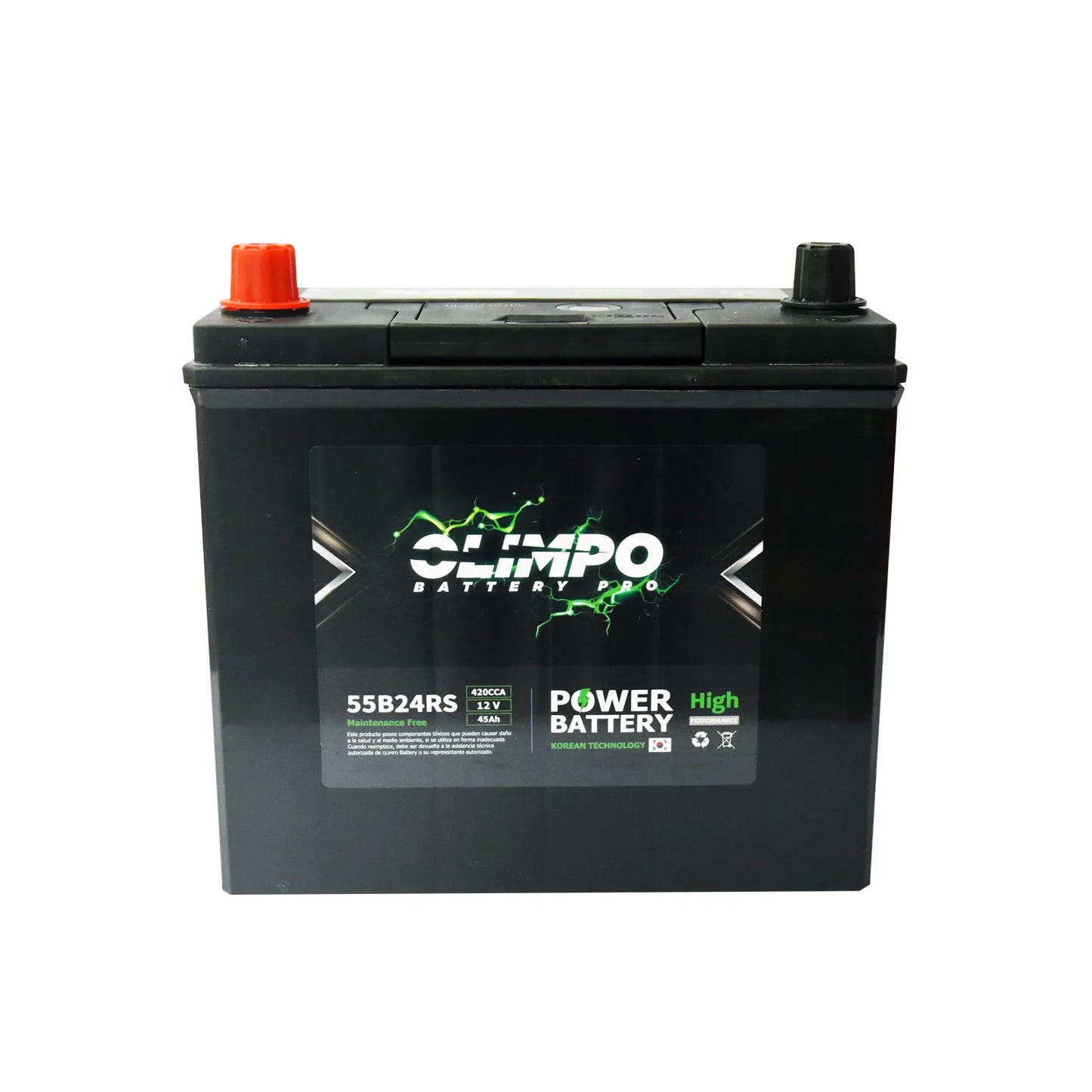 BAT. 45AH OLIMPO NS60S 55B24RS CCA 420 (+ -)