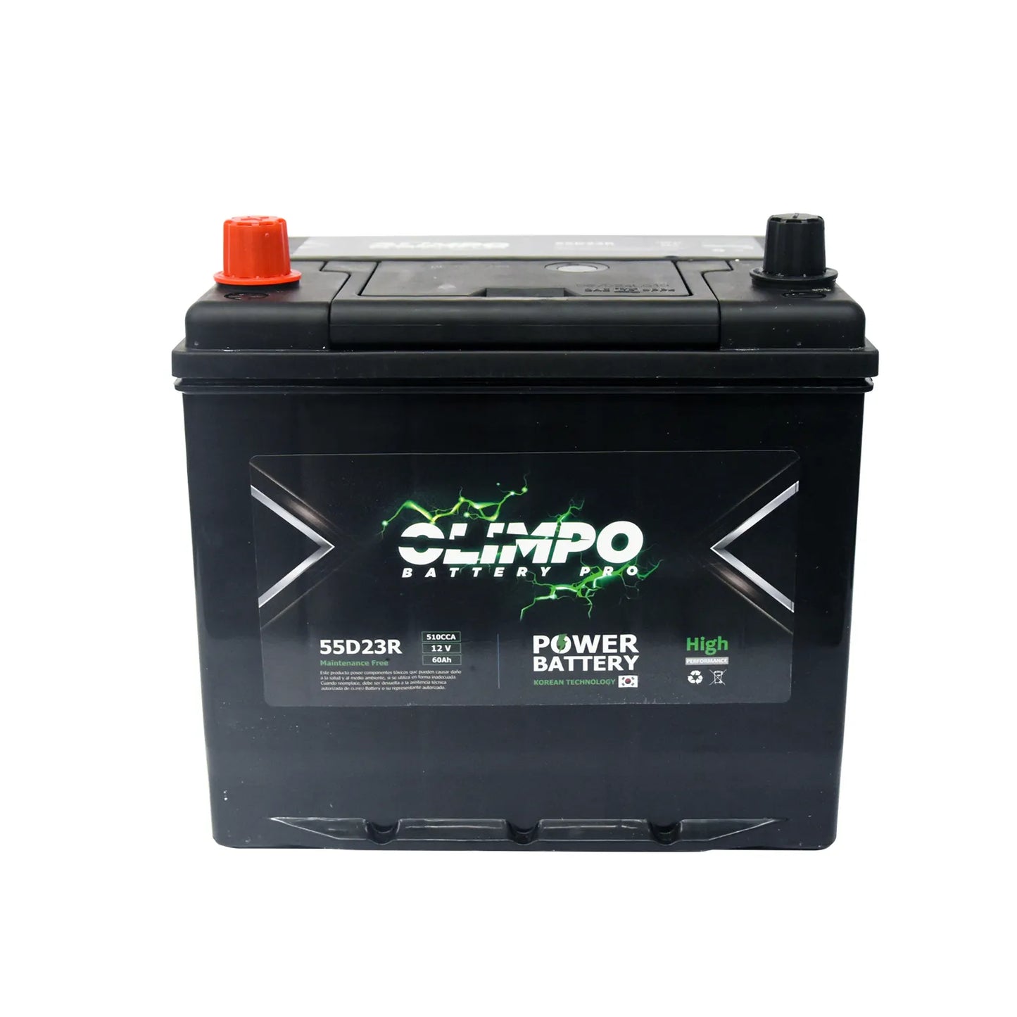 BAT. 60AH OLIMPO 55D23R CCA 510 (+ -)