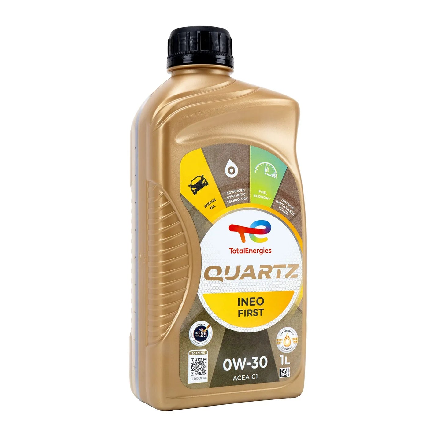 ACEITE 0W30 1LT QUARTZ INEO FIRST ACEA C1 TOTAL UE:12
