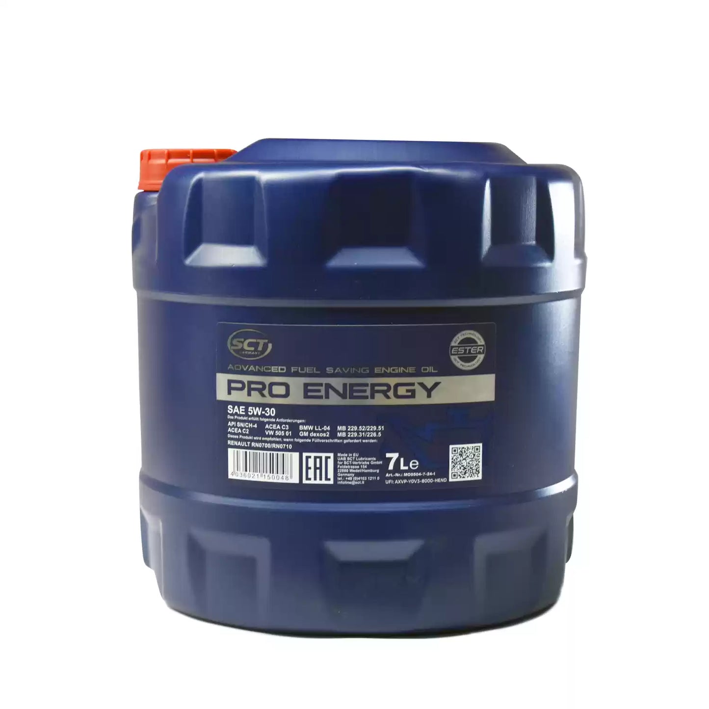 ACEITE 5W30 7LT PRO ENERGY API SN CH4 ACEA C3 SCT GERMANY UE:1
