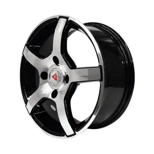 LLANTA 15X6.5 4/114.3 BLACK FACE MACHINED (5386)