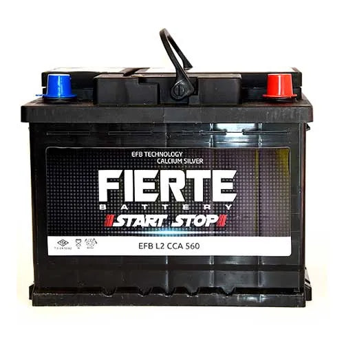 BAT. 60AH FIERTE EFB L2 CCA 560 ( - + )