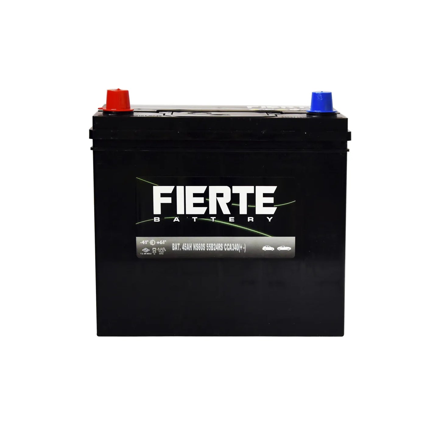 BAT. 45AH FIERTE NS60S 55B24RS CCA 340 (+ -)