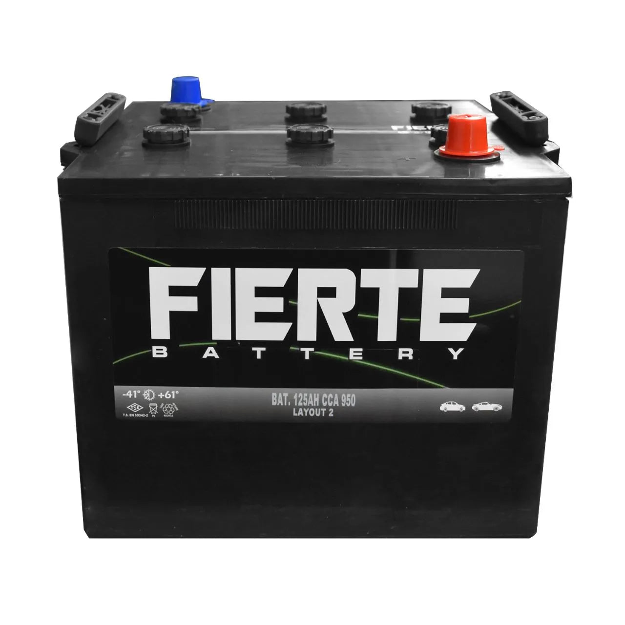 BAT. 125AH FIERTE 6LT CCA 950 (-+) BORNE CRUZADO