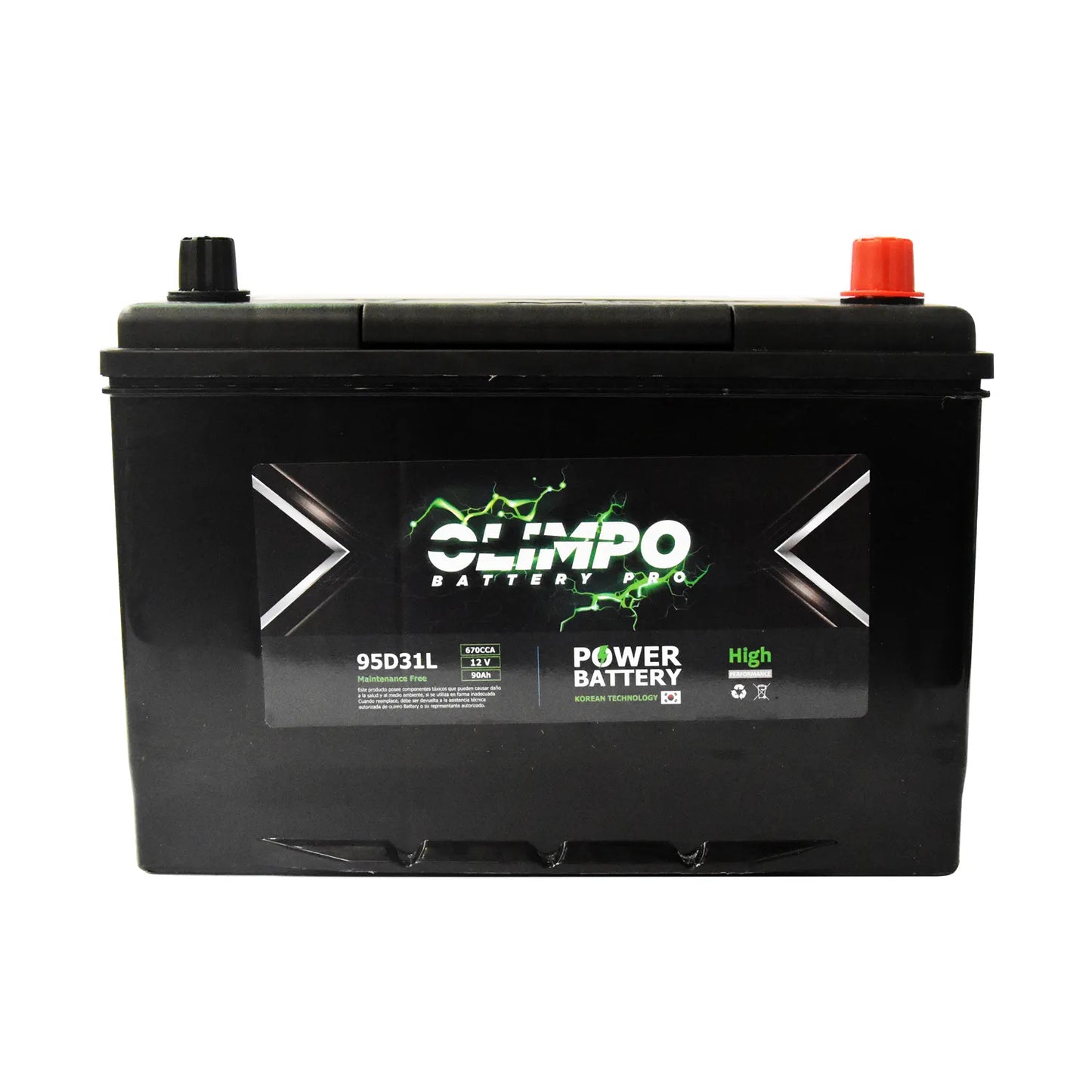 BAT. 90AH OLIMPO 95D31L CCA 670 ( - + )