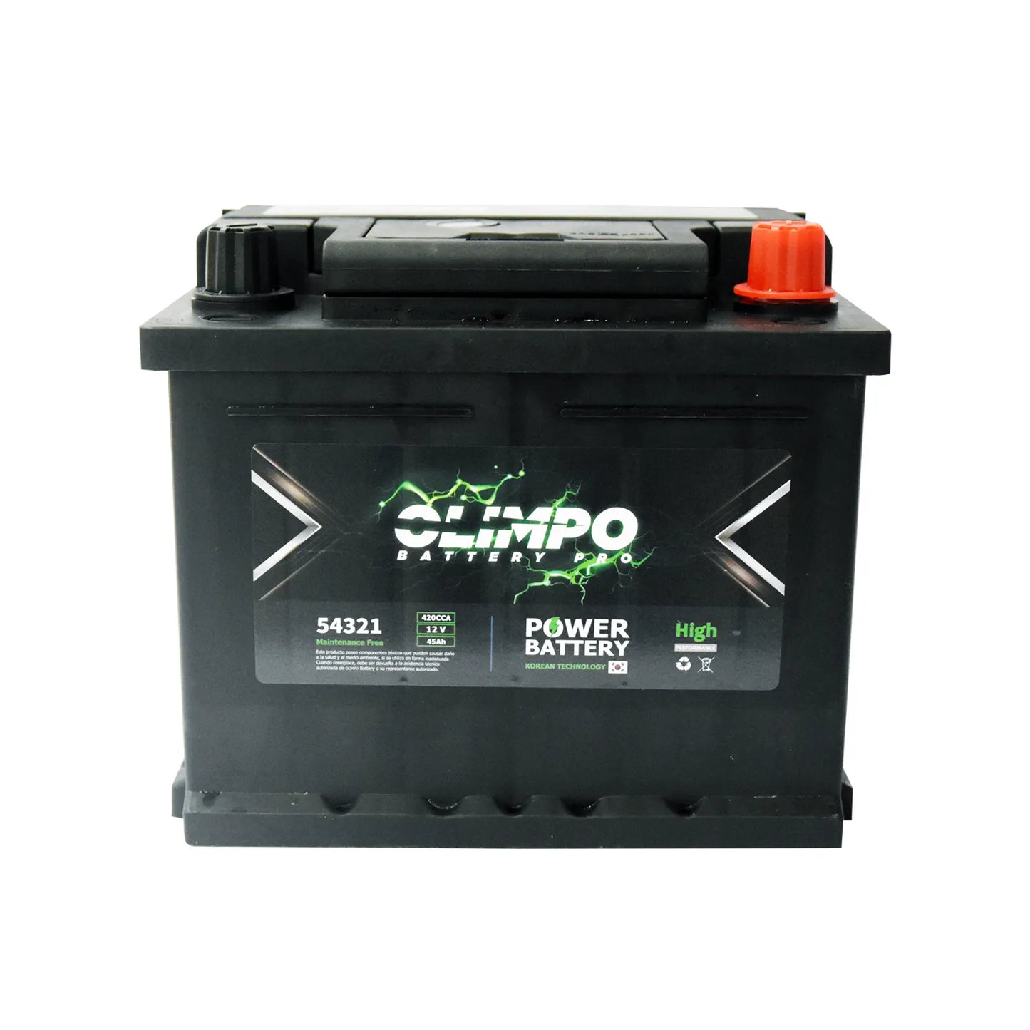 Bat. 45ah Olimpo 54321 Cca420 (- +)