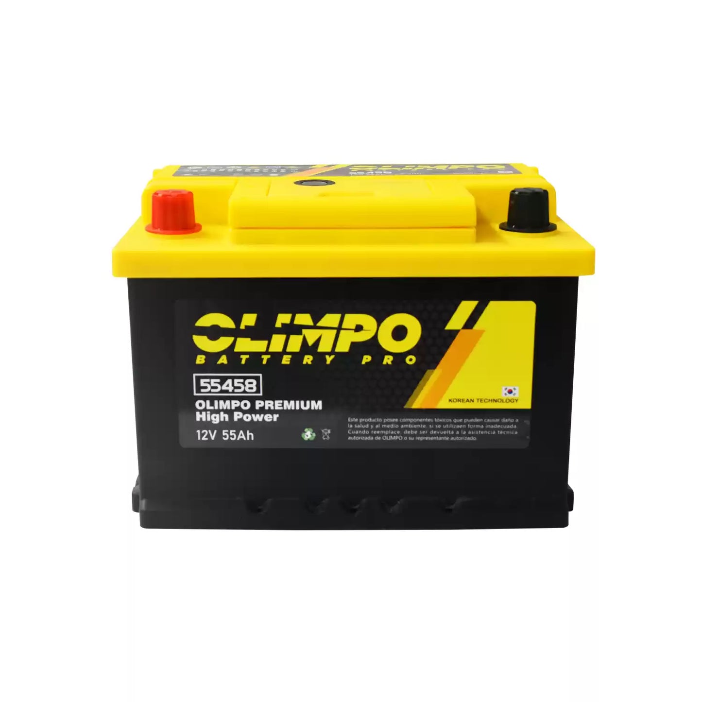 BAT. 55AH OLIMPO 55458 CCA500 (+ -)