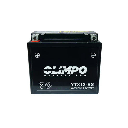 Bateria Moto 12ah Olimpo Ytx12-Bs Cca 220 (+ -)