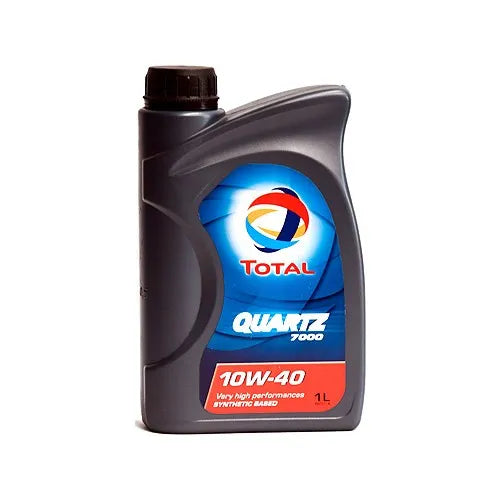 ACEITE 10W40 1LT QUARTZ 7000 DIESEL API SL CF TOTAL UE:12