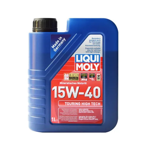 ACEITE 15W40 1LT TOURING HIGH TECH API SL CG4 LIQUI MOLY UE:12