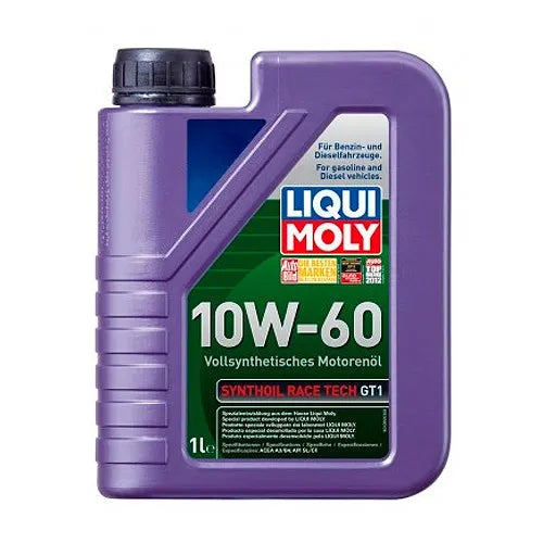 ACEITE 10W60 1LT SYNTHOIL RACE TECH GT1 API SN LIQUI MOLY UE:12