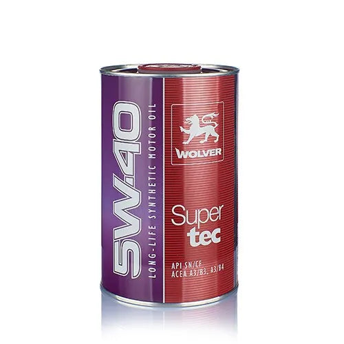 ACEITE 5W40 1LT SUPERTEC API SN CF EC WOLVER UE:12