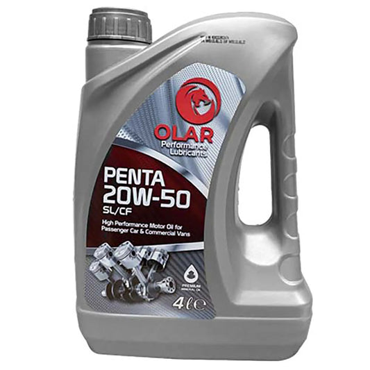 ACEITE 20W50 4LT MINERAL PENTA API SL CF OLAR UE:4