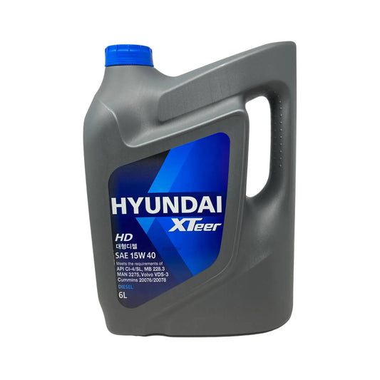 ACEITE 15W40 6LT XTEER HD API CI-4 ACEA E7 KORLUBE HYUNDAI UE:3