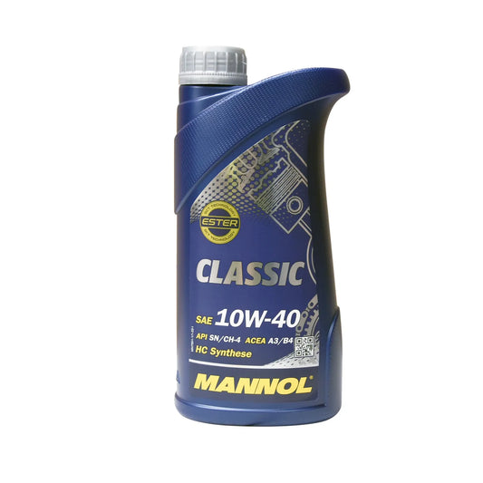 ACEITE 10W40 1LT CLASIC MN7501-1B API SN CH4 ACEA C2 C3 MANNOL UE:20