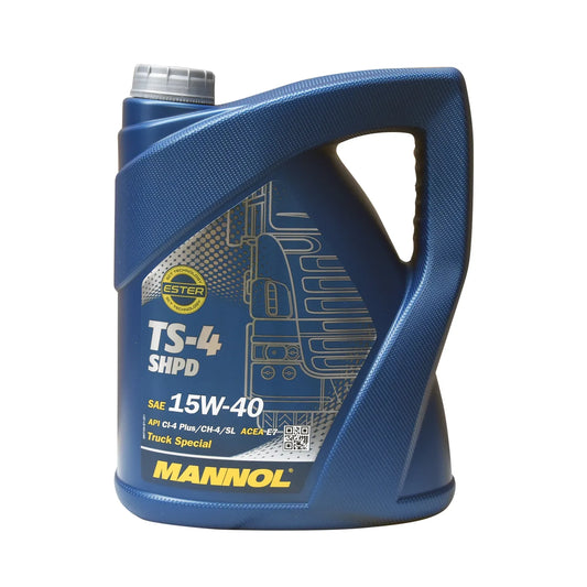 ACEITE 15W40 5LT TS-4 EXTRA SHPD MN7104-5A API SL CH4 MANNOL UE:4