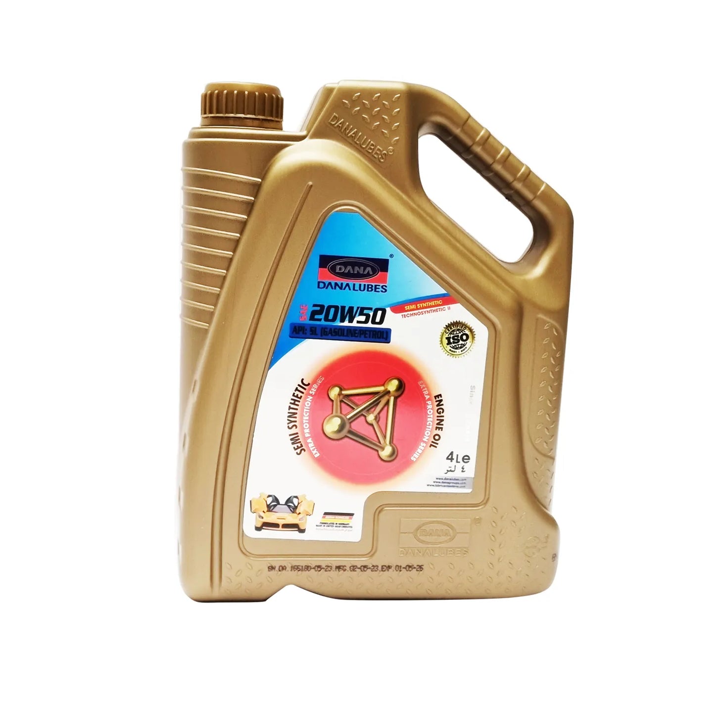 ACEITE 20W50 4LT SEMI SINTETICO API SL DANA UE:6