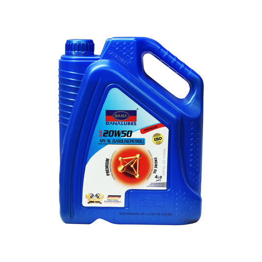 ACEITE 20W50 4LT PREMIUM API SL CI4 DANA UE:6