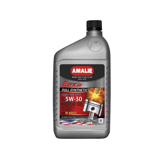 ACEITE 5W30 946ML FULL SINTETICO ELIXIR EURO API SP ACEA C3 DEXOS 2 AMALIE UE:12