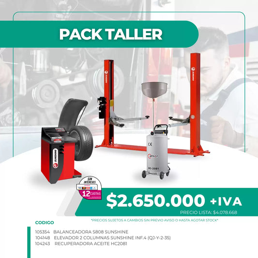 PACK 1 * TALLER *