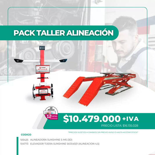 PACK 5 * TALLER ALINEACIÓN *