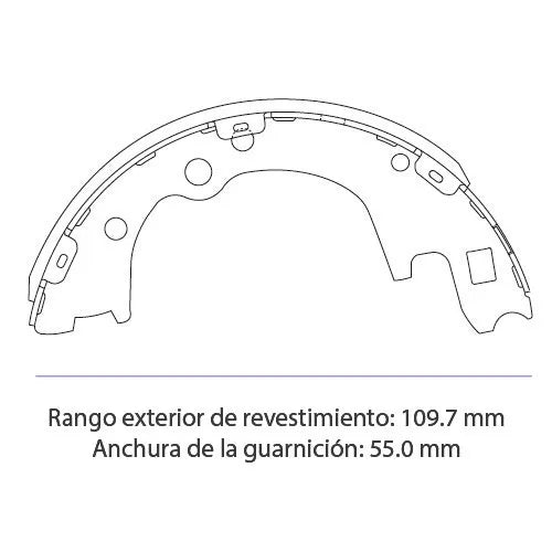 JUEGO PATINES HYUNDAI PORTER 06/-