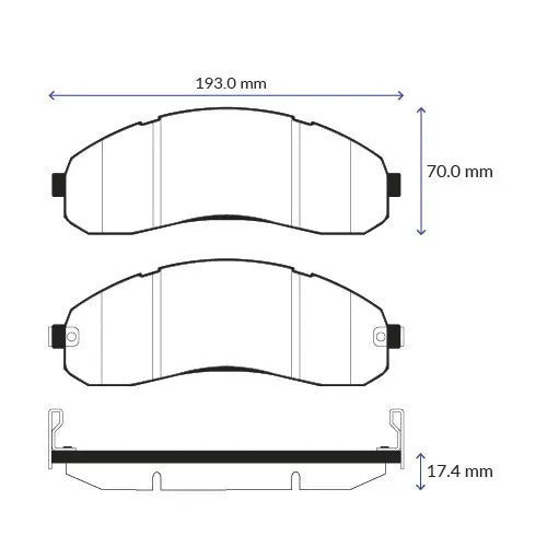 PASTILLA FRENOS HYUNDAI / KIA I130 / CERATO / KOUP